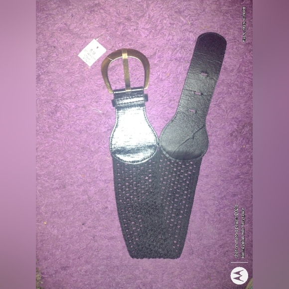 L.A. Express Crochet Belt NWT sz Small/Medium - Picture 3 of 6